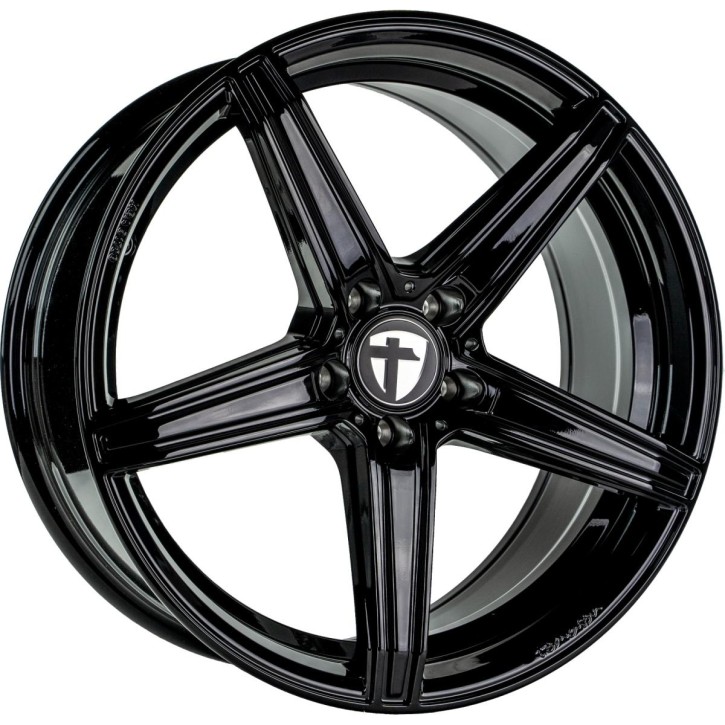 Komplettrad - Tomason, TN20 New, 8,5x19 ET45 5x112 72,6, black painted mit Bridgestone, Blizzak LM005, 225/40 R19 93W XL 3PMSF M+S
